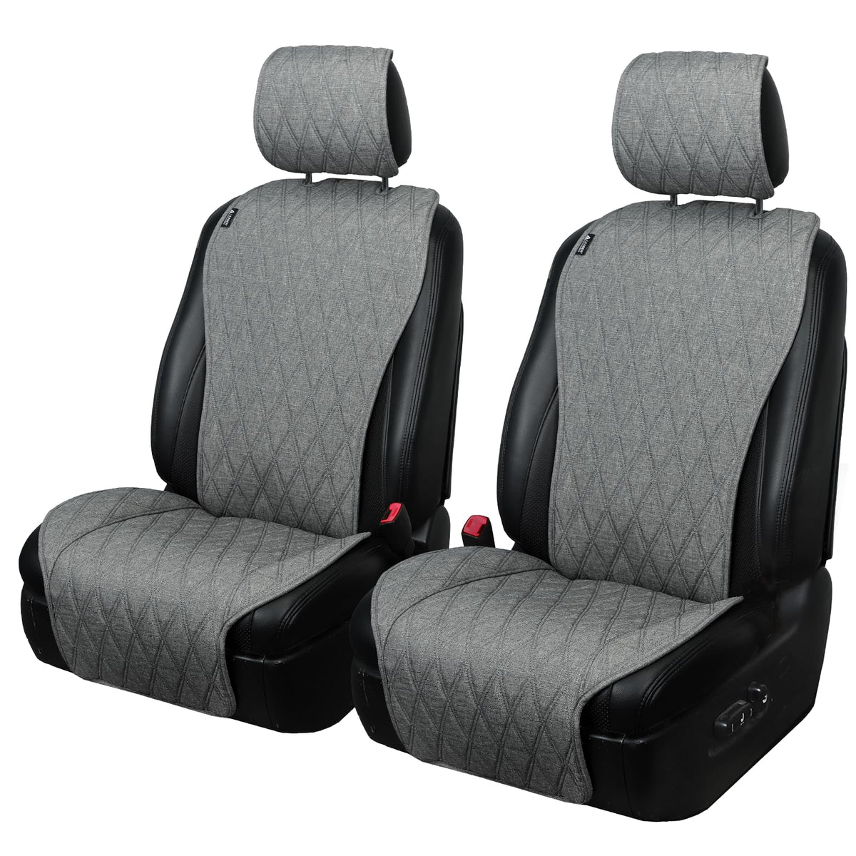 Leader Accessories sideless seat cover on the front seat shields against spills and wear.