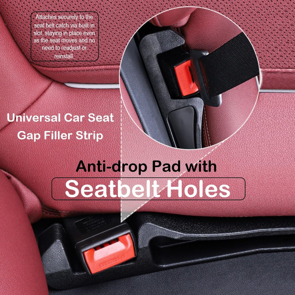 LeaHun Gap Filler universal-fit demonstrates compatibility across most cars and SUVs.