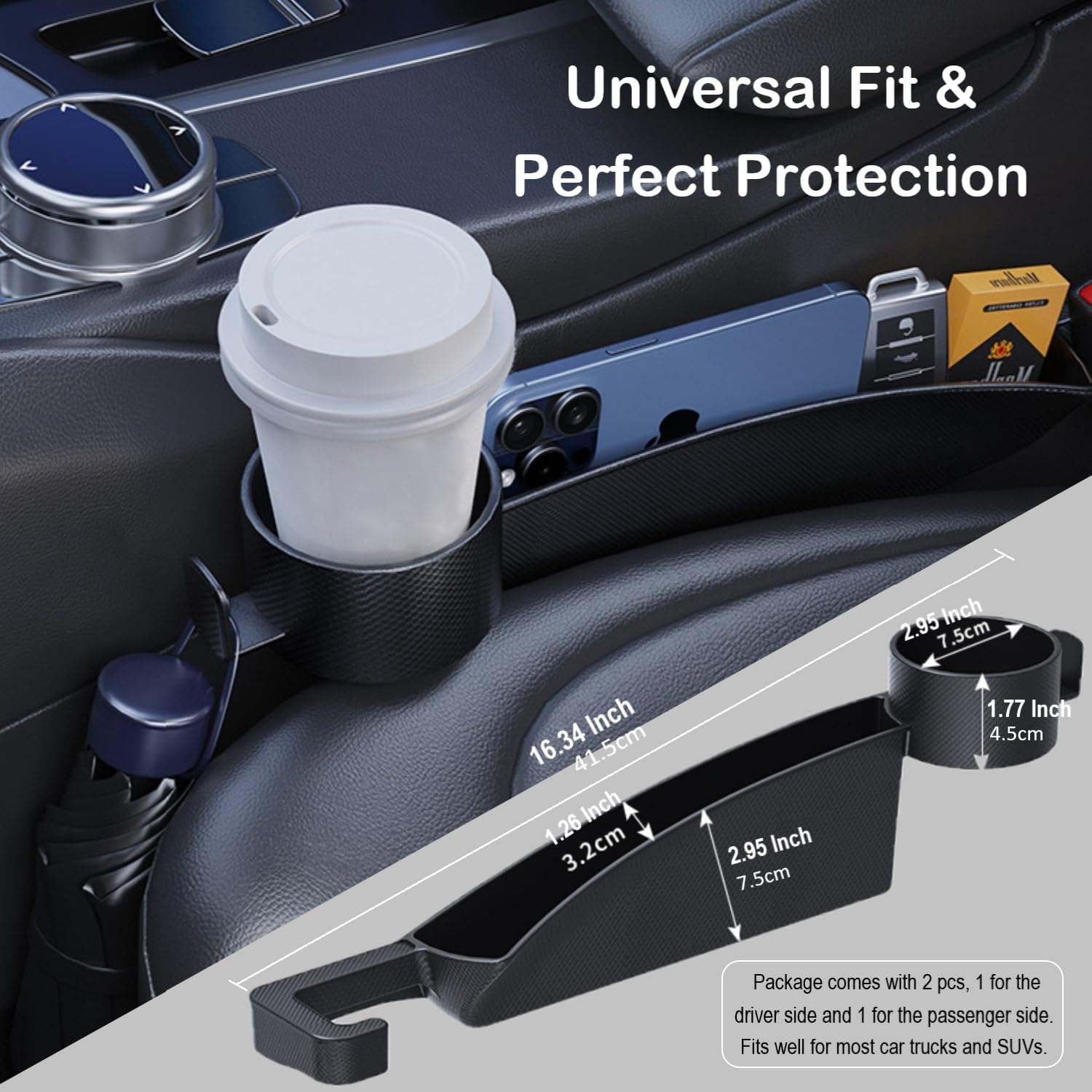 LeaHun universal-fit gap filler suits most cars and SUVs.