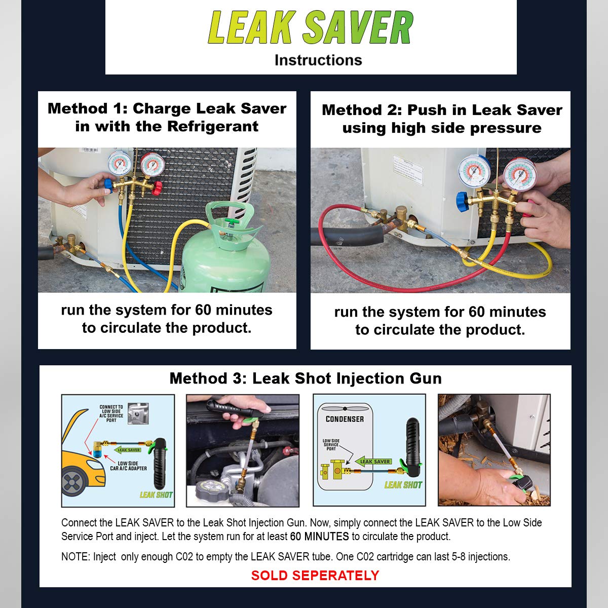Compatible with all refrigerants (except ammonia) for versatile service options.