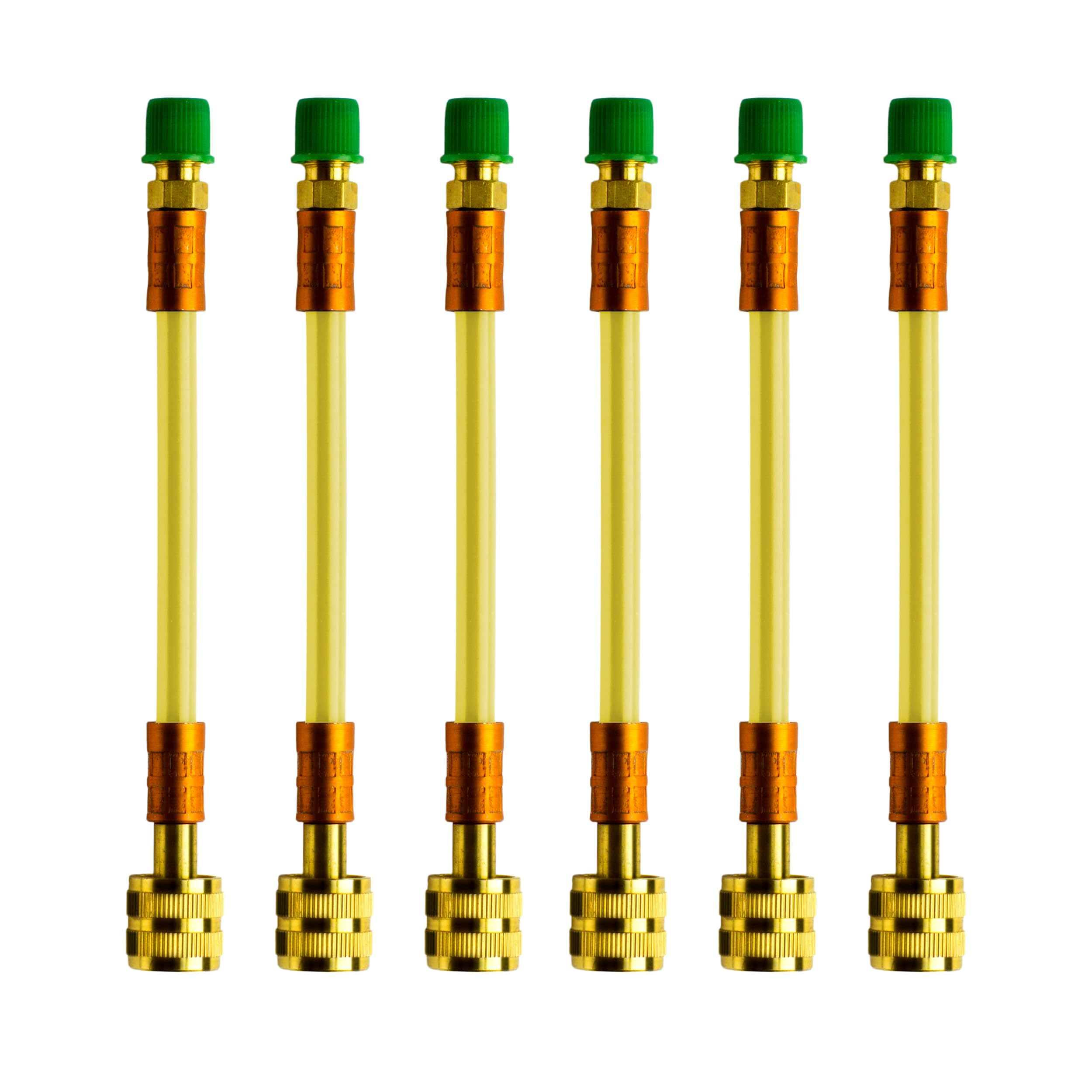 Leak Saver Direct Inject bottle 6-pack ready for quick HVAC leak sealing.