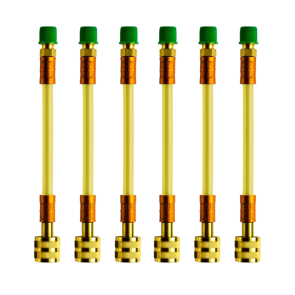 Leak Saver Direct Inject bottle 6-pack ready for quick HVAC leak sealing.