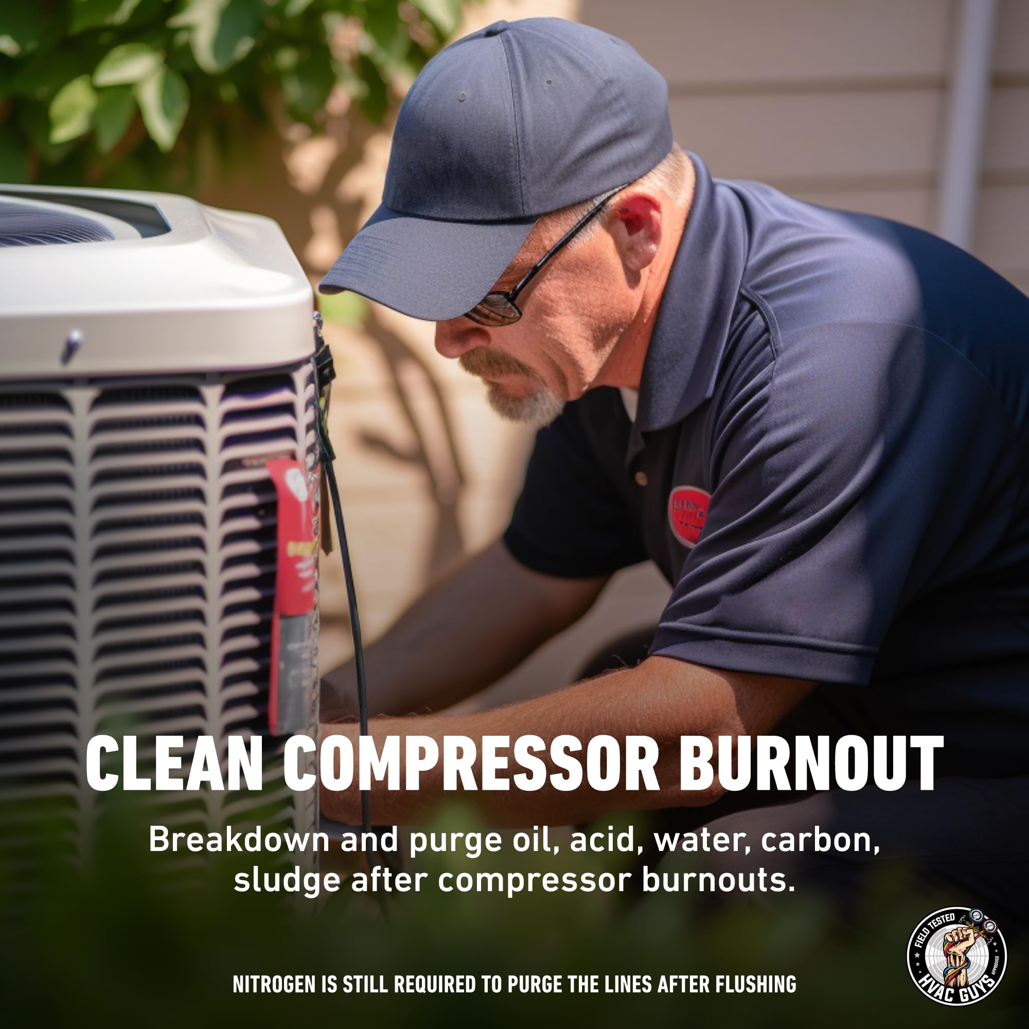 Leak Saver line-set flush system clearing oils and residues in a ductless mini-split