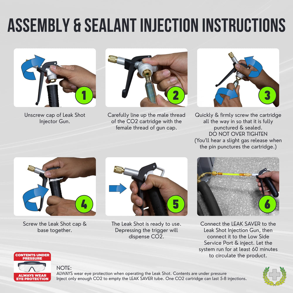 Leak Saver Reinforced metal construction designed for durability