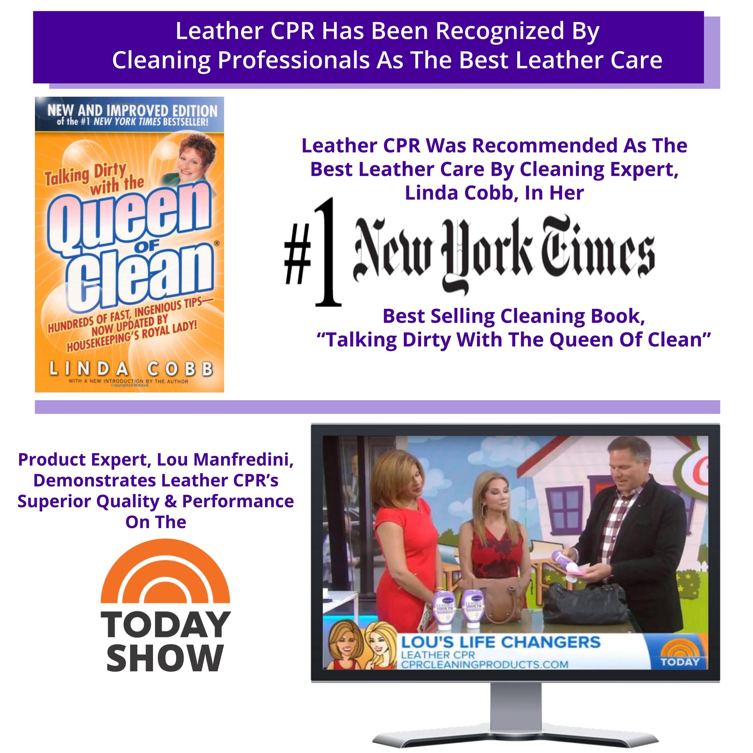 Leather CPR leather couch cleaning kit for car and furniture care