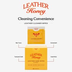 Leather Honey wipe cleaning a handbag around zipper area.