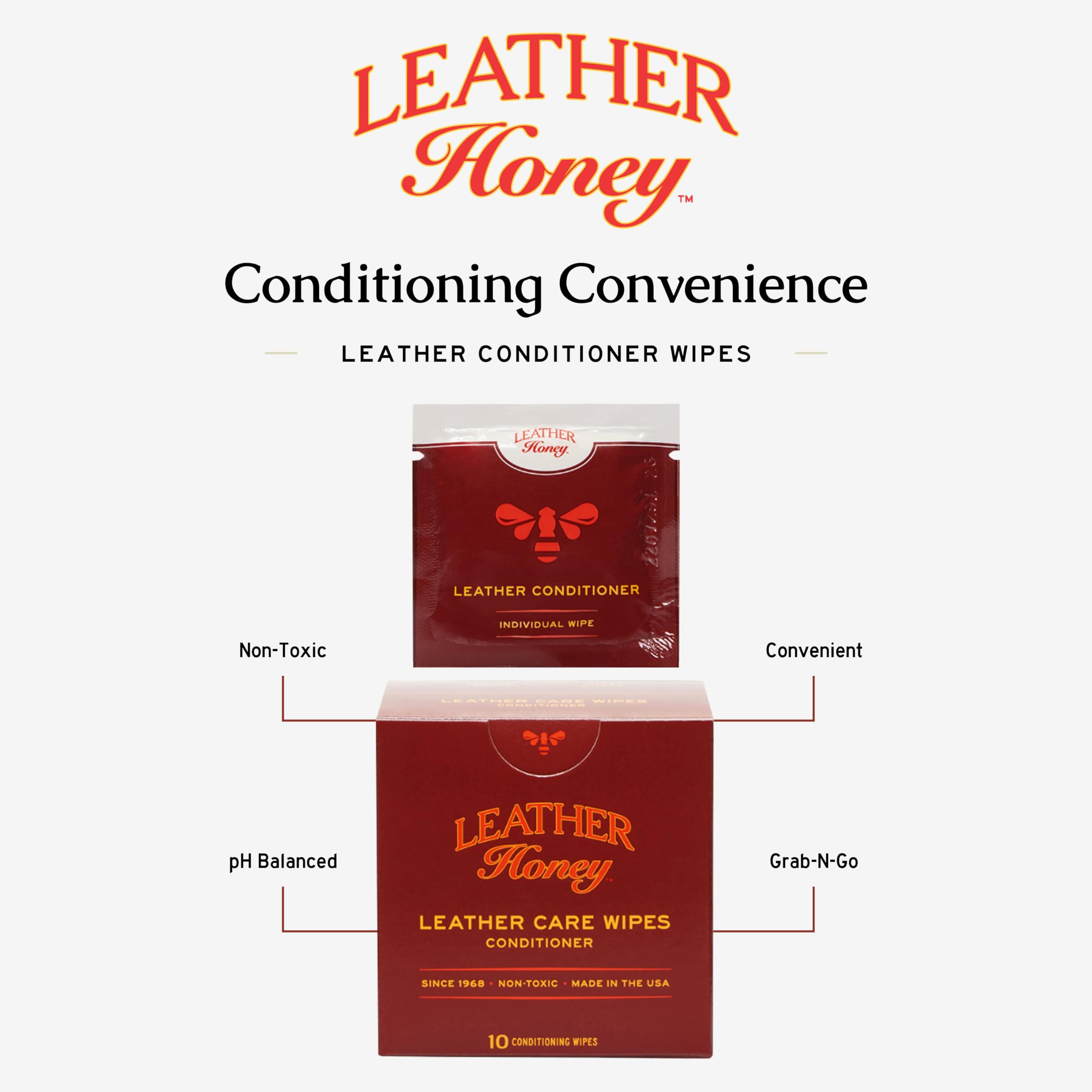 Leather Honey restores all leather types including furniture and car seats