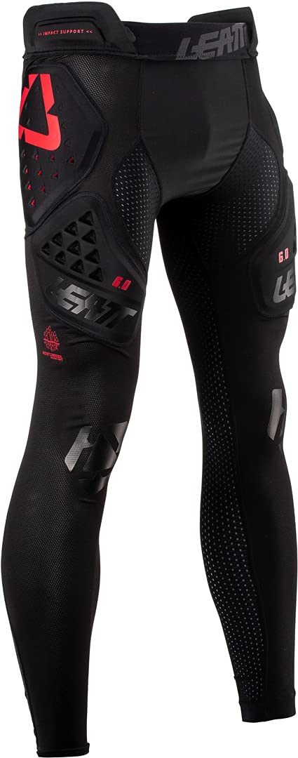 Leatt Impact Pants 3DF 6.0 hip protection with ventilated foam for safer rides.