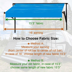 Leaveshade easy-installation fabric reduces replacement effort.