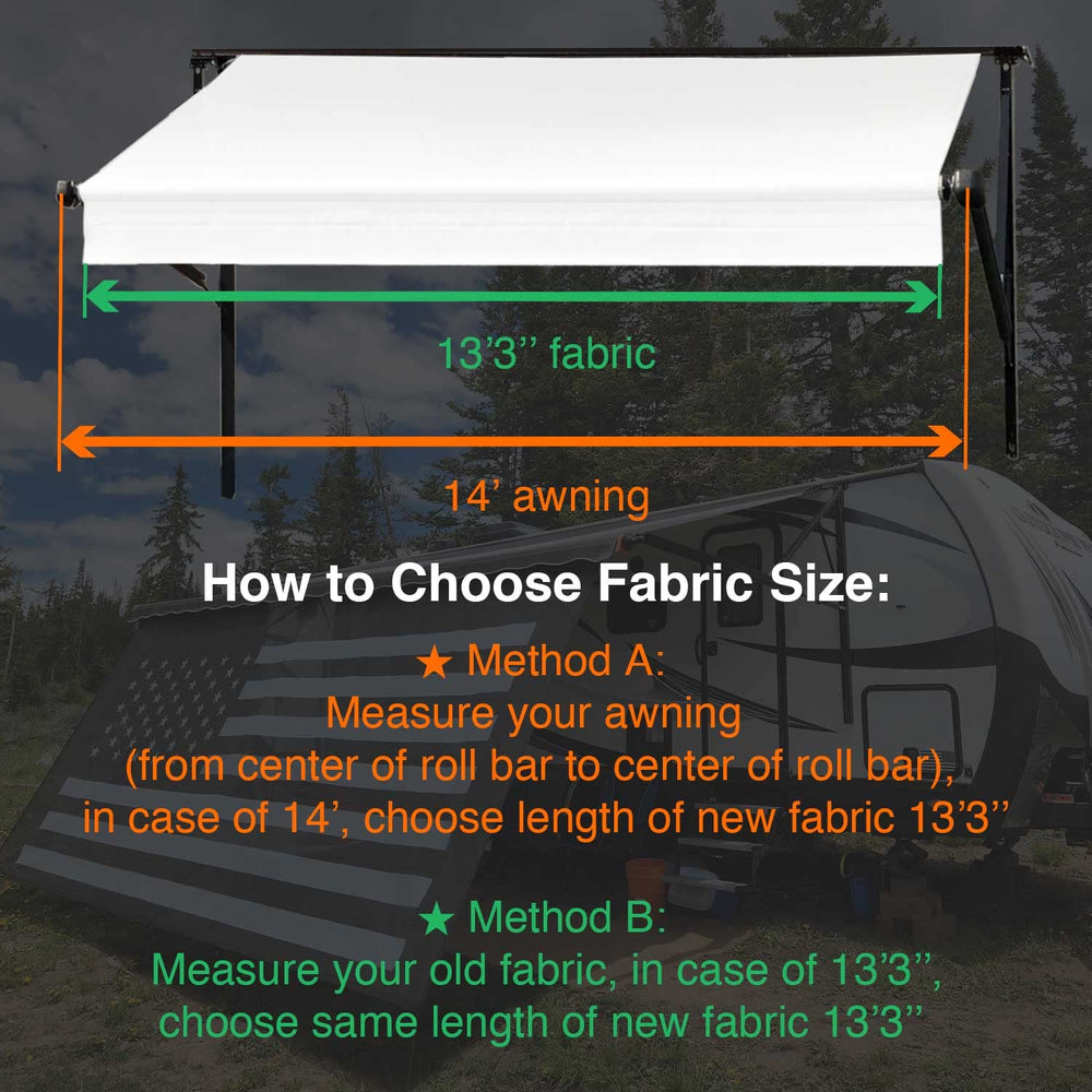Leaveshade universal fit for 14 ft RV awnings