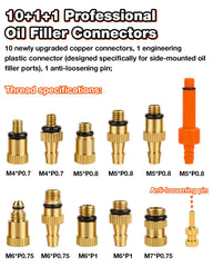 LEBYCLE side oil port demonstrates precision injections to reduce mess