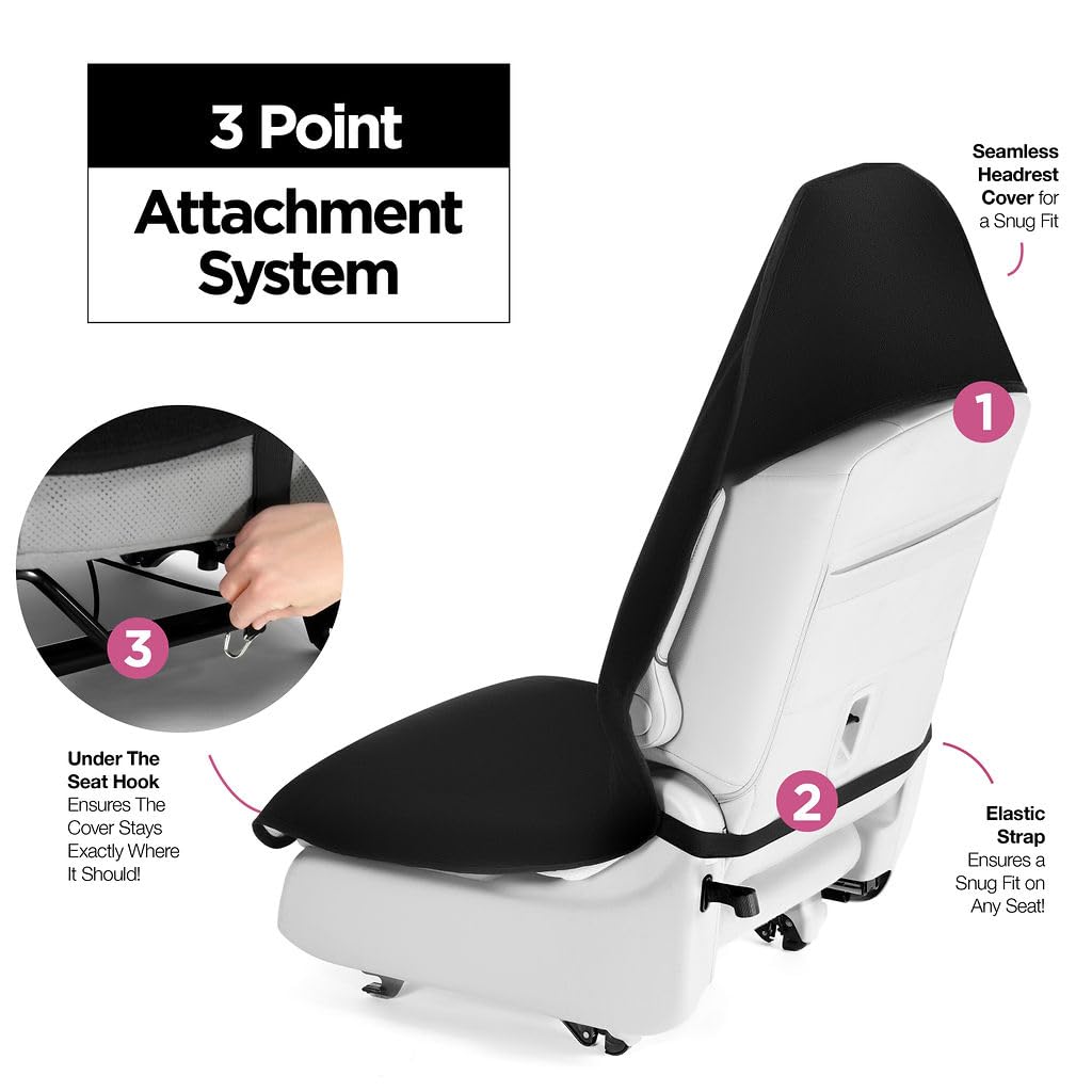 Lebogner anti-slip back design keeps the towel secure on the seat.
