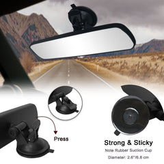 LECAMEBOR strong suction cup for stable, reusable mounting