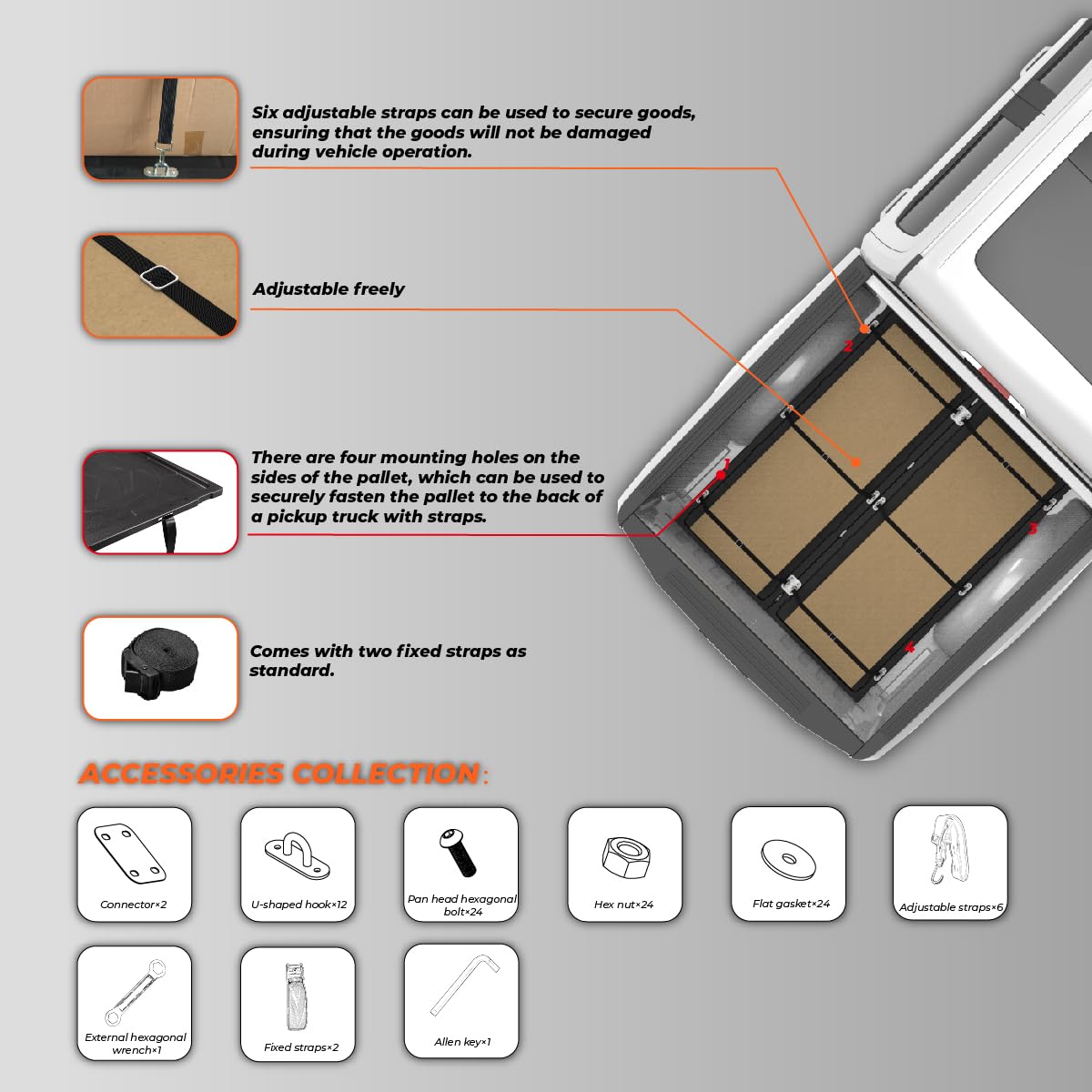 LECARDIO cargo tray pull-out drawer demonstrates organized storage and reach.