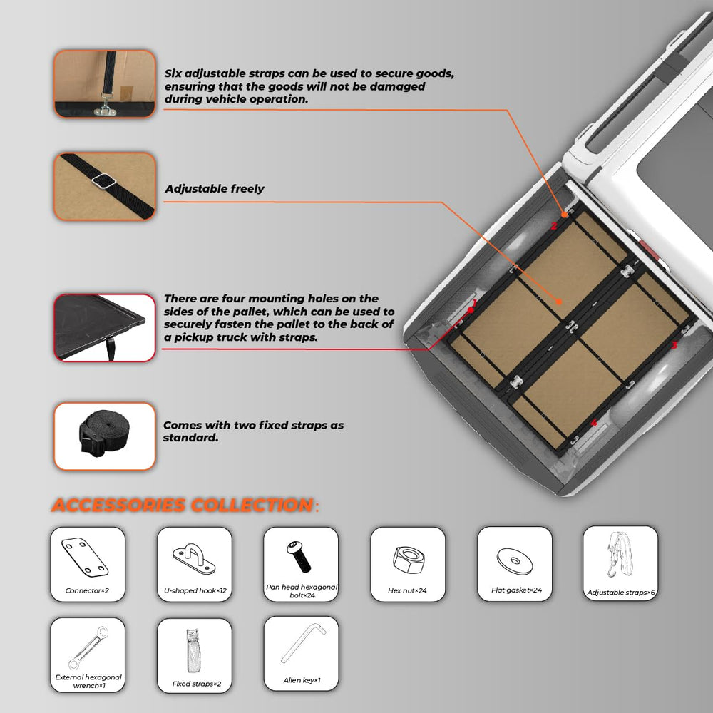 LECARDIO cargo tray pull-out drawer demonstrates organized storage and reach.
