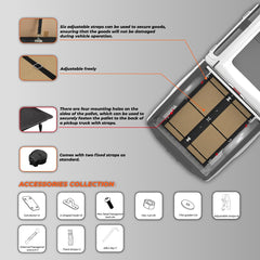 LECARDIO cargo tray pull-out drawer demonstrates organized storage and reach.