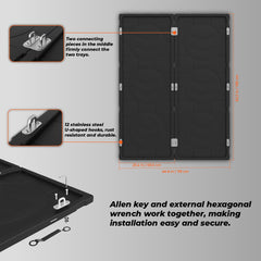 LECARDIO slide-out tray under-bed view highlighting compact profile under cover.