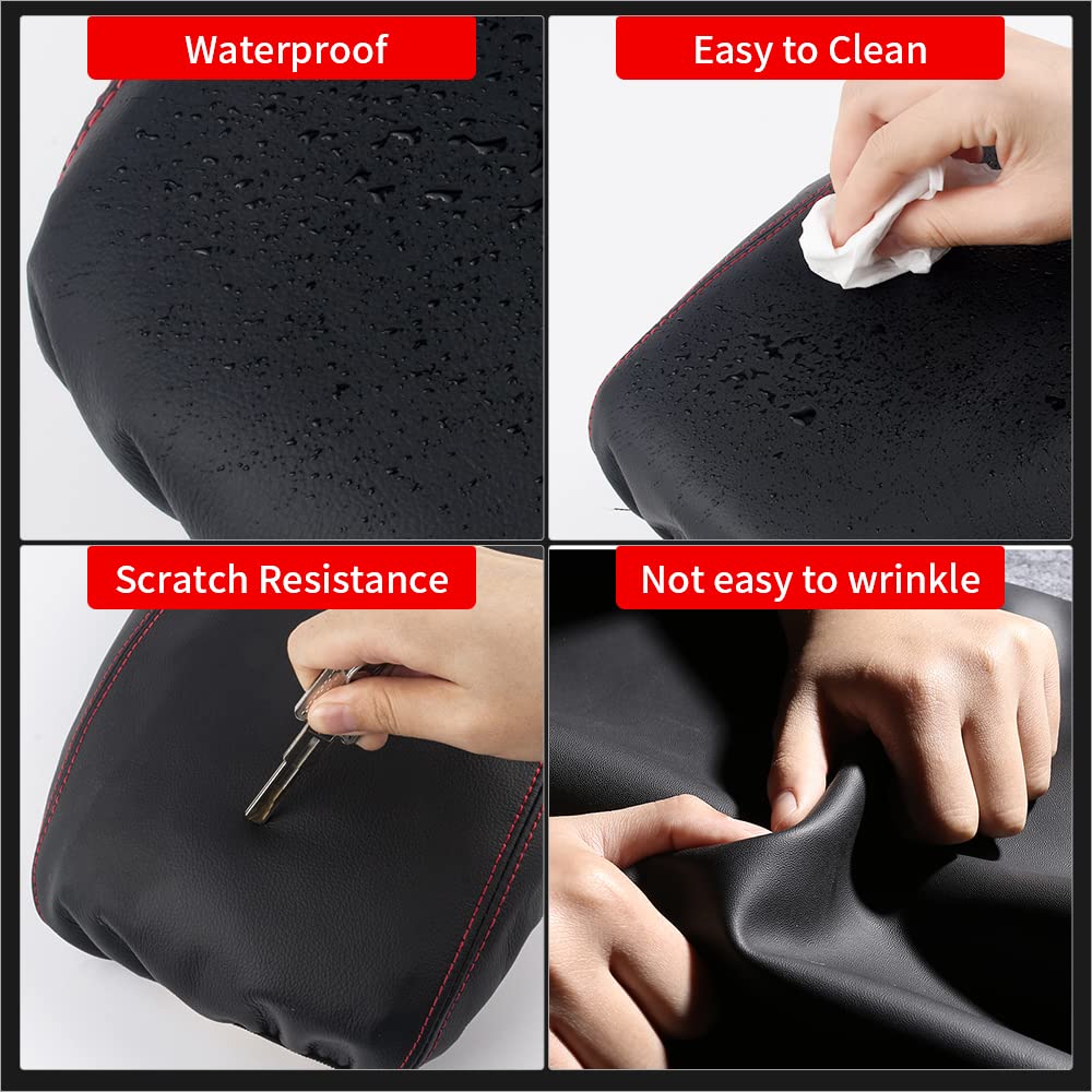 LECART armrest cover slides on quickly for easy Jeep installation.