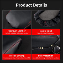 LECART leather armrest cover anti-scratch protector for Jeep interiors.