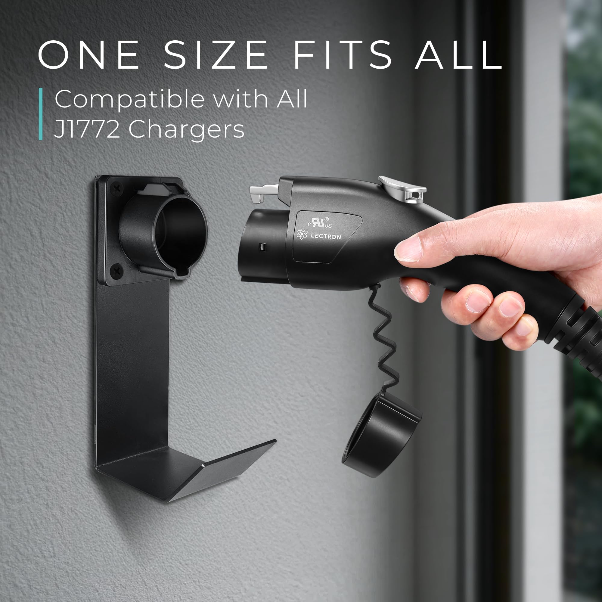 Lectron dock demonstrates click-to-lock action for reliable nozzle retention.