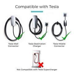 Lectron adapter compatible with Tesla HPWC and Destination Chargers for broader access.
