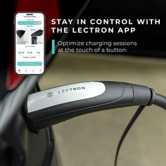 Lectron Level 1 app dashboard for quick charging control and session history.