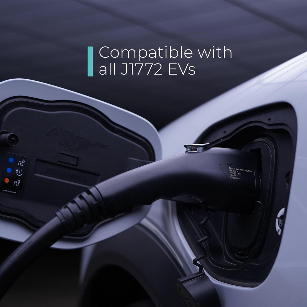 Lectron Level 1 J1772 charger IP65 dust and water resistance for durability.