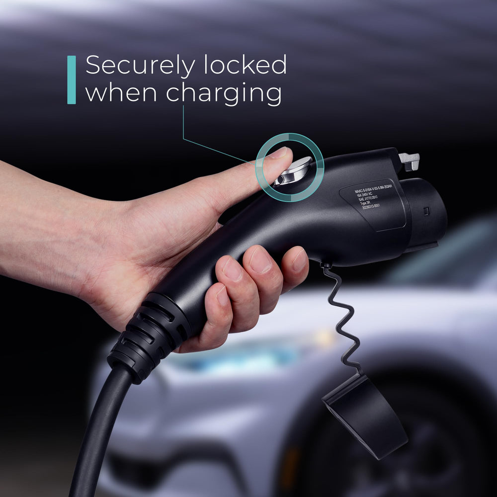 Lectron Level 1 J1772 charger compatible with Ford, BMW, Nissan and more.