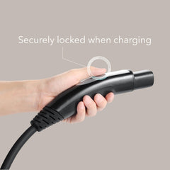 Lectron Level 1 charger with 16 ft cord extended for flexible parking.
