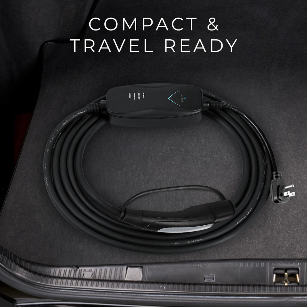 Lectron Level 1 Tesla Charger with safety protections for reliable charging.