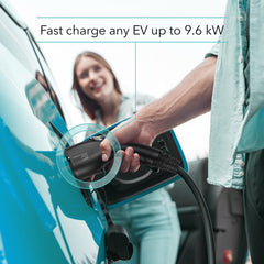 Lectron charger with 16 ft extension cord for flexible parking