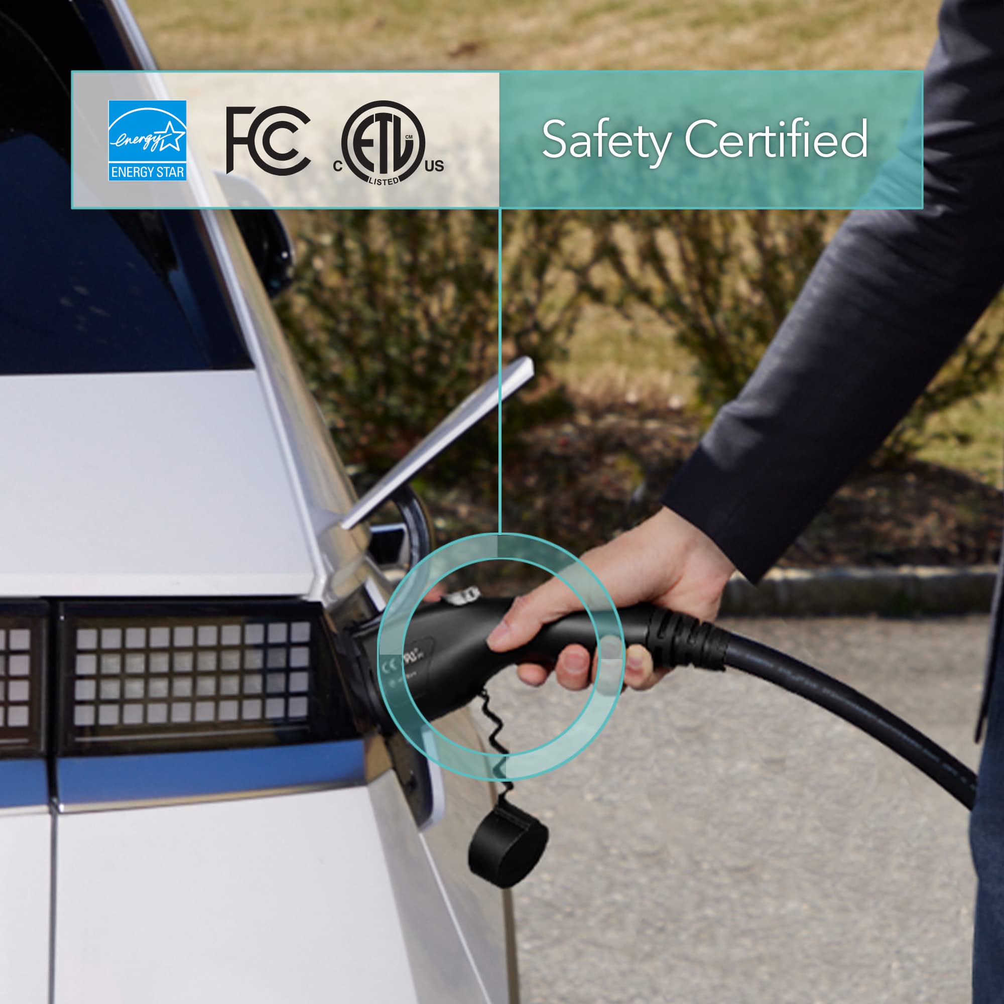Lectron app on smartphone controlling charging status
