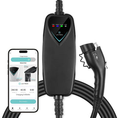 Lectron Level 2 J1772 charger with wifi control for real-time monitoring