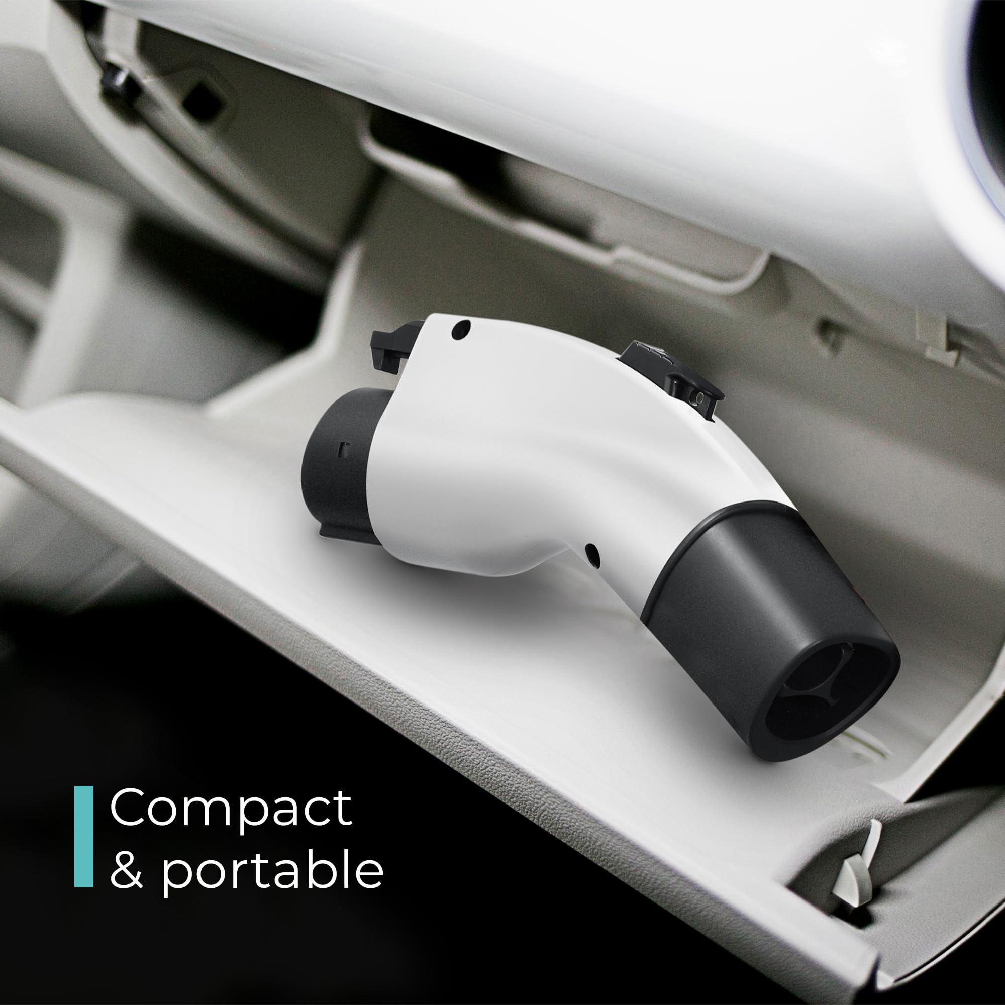 Lectron compact charger adapter shown with rugged, travel-ready build.