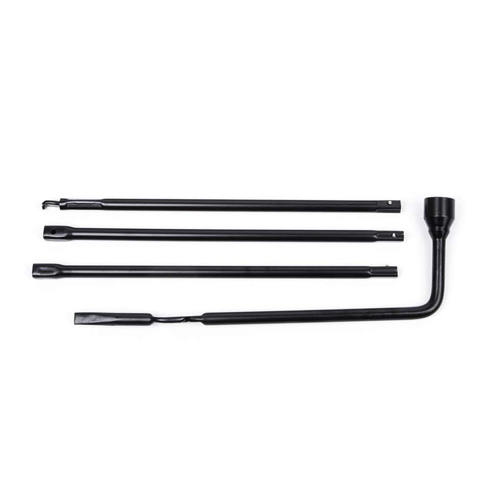 LECWOF four-piece tire wrench set for fast, reliable spare changes