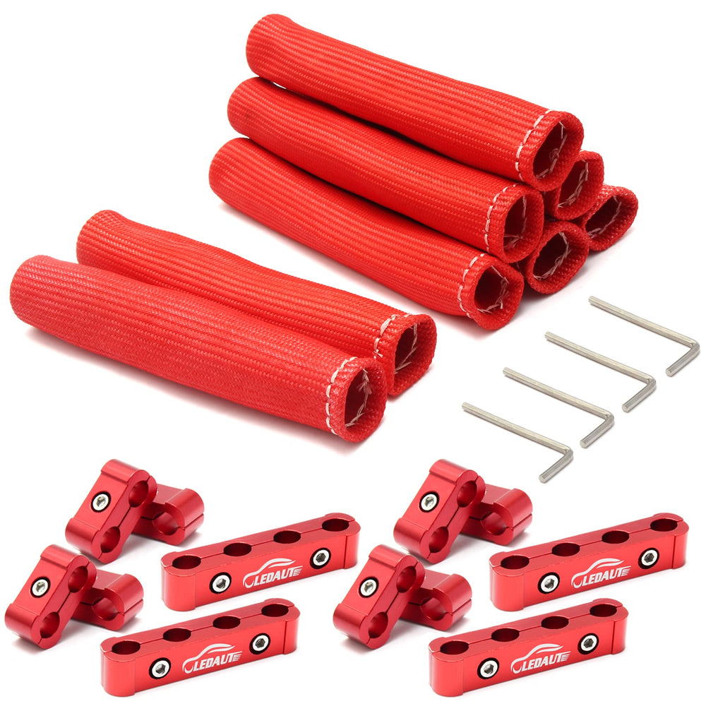 LEDAUT aviation aluminum wire separator keeps eight-cylinder harness neat