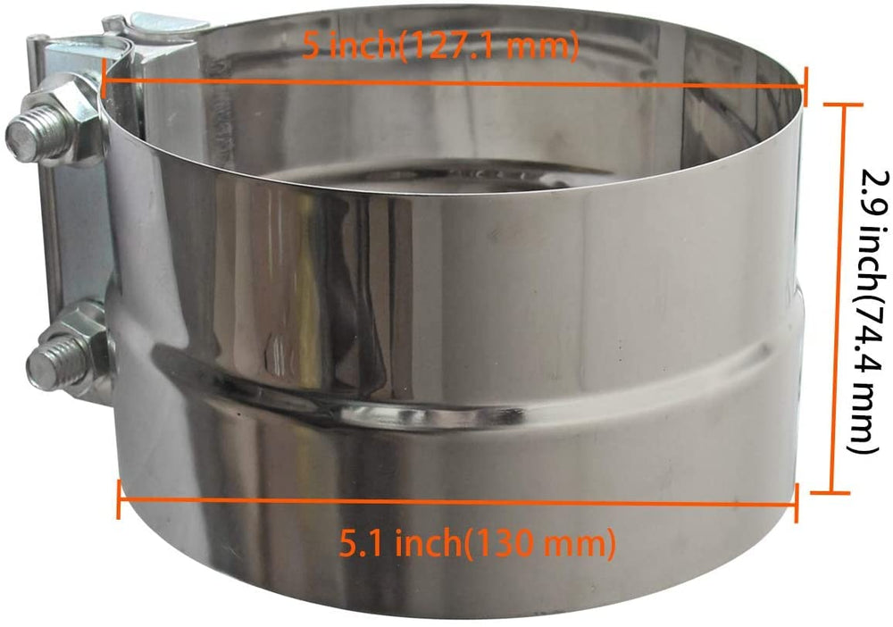 LEDAUT clamp system for connecting pipes, mufflers and elbows.