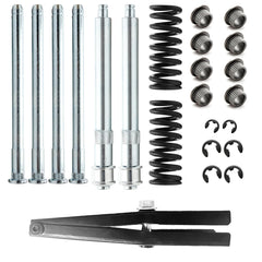 Ledaut hinge pin roller close-up showing durable zinc-plated steel
