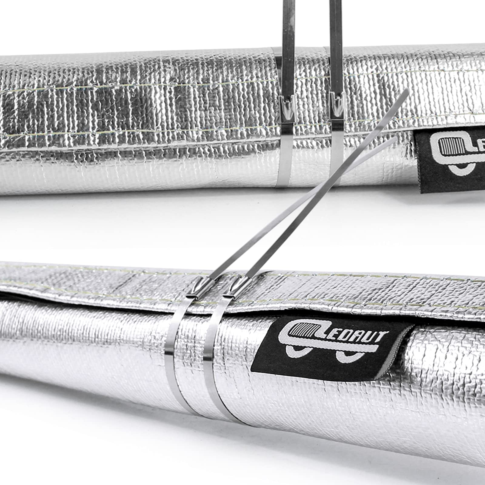 LEDAUT 10 ft heat shield tubing suitable for multiple auto applications.