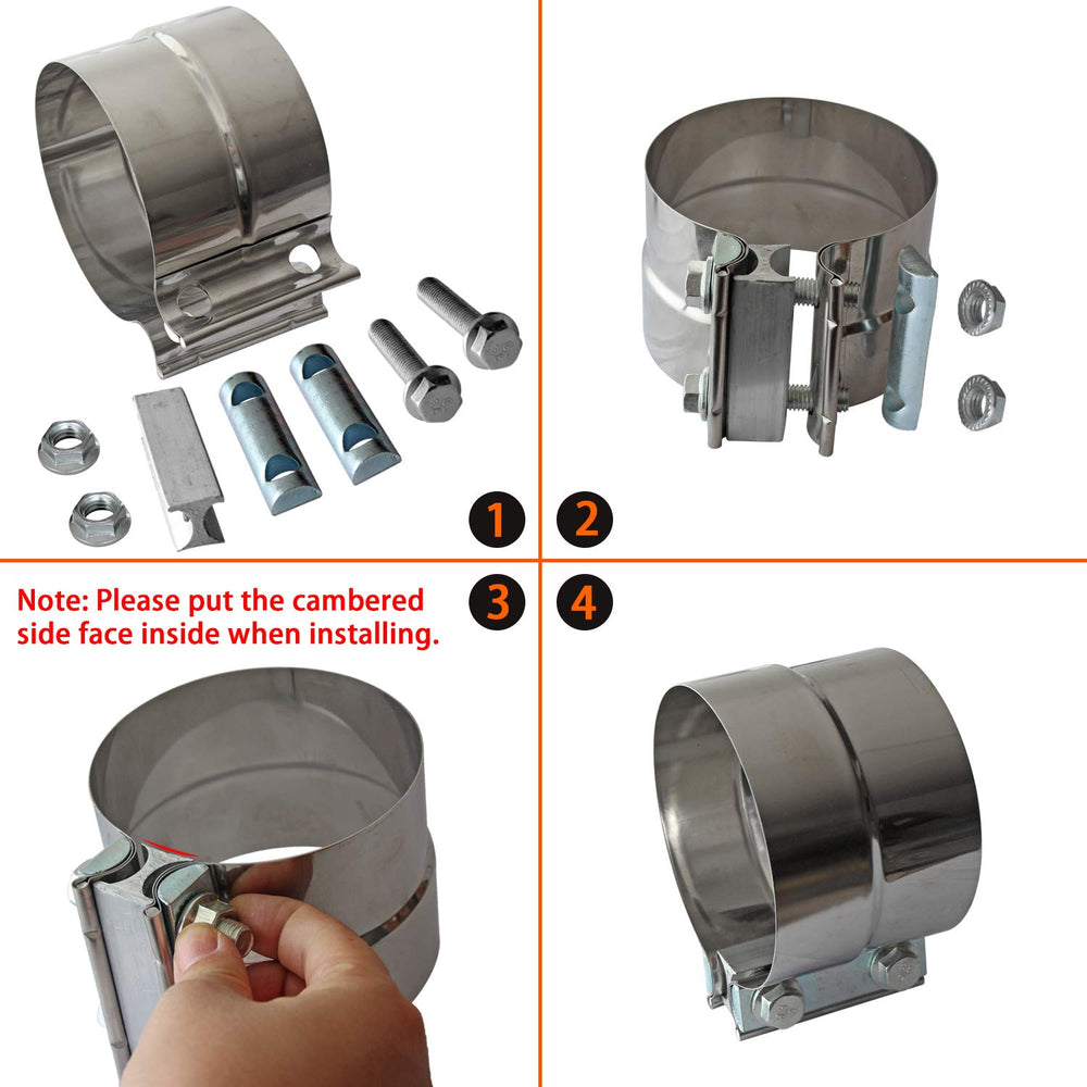 LEDAUT quick-install band clamp for easy exhaust maintenance