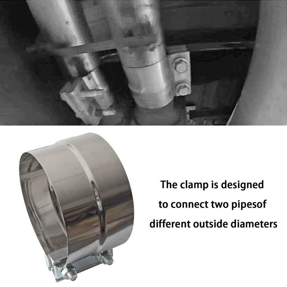 LEDAUT stainless clamp with uniform clamp load for a durable seal