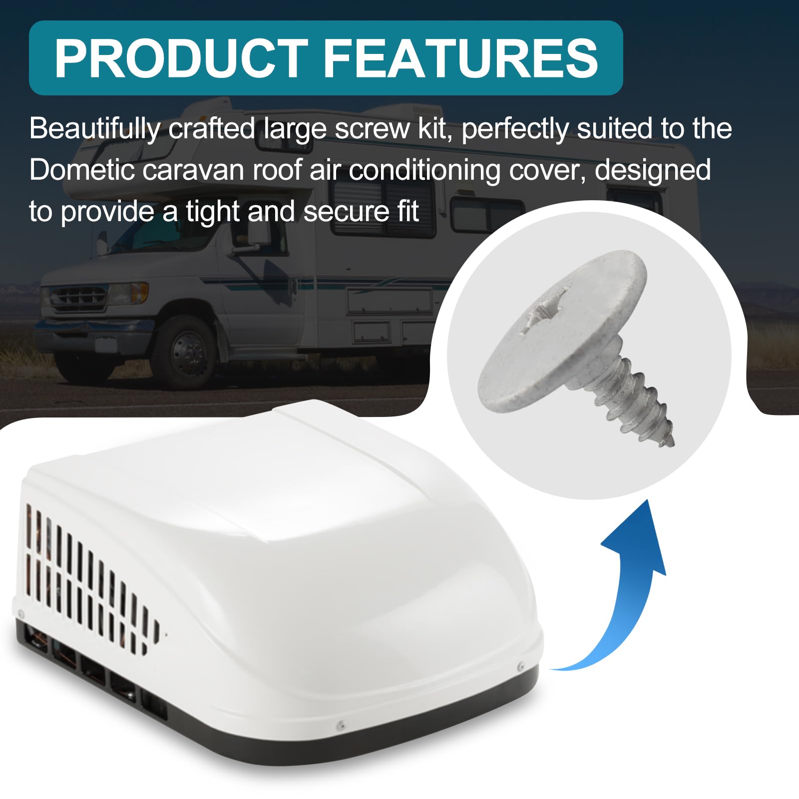 LEDBarz durable fasteners simplify on-the-road air conditioner maintenance