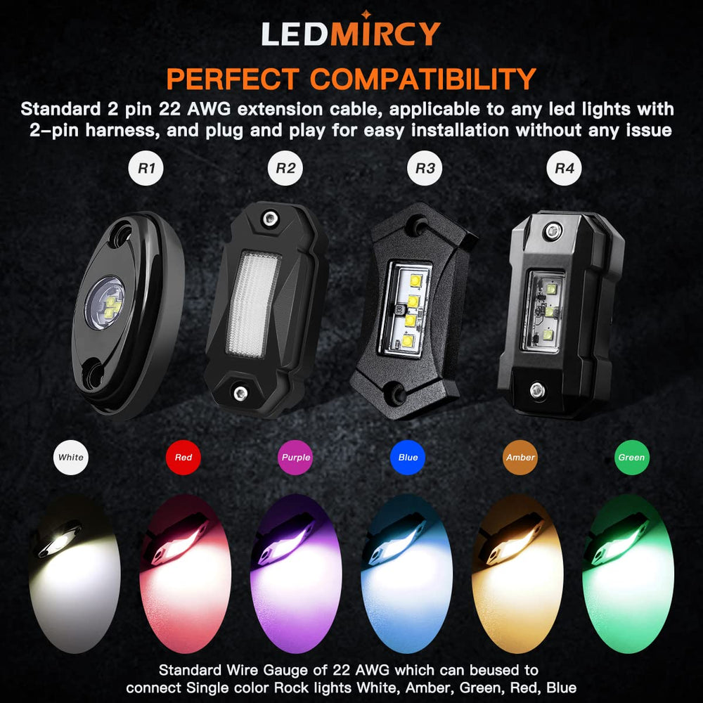 LEDMIRCY support and warranty information for extension cables