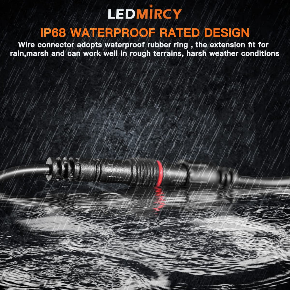 LEDMIRCY rock light extension enabling easy installation