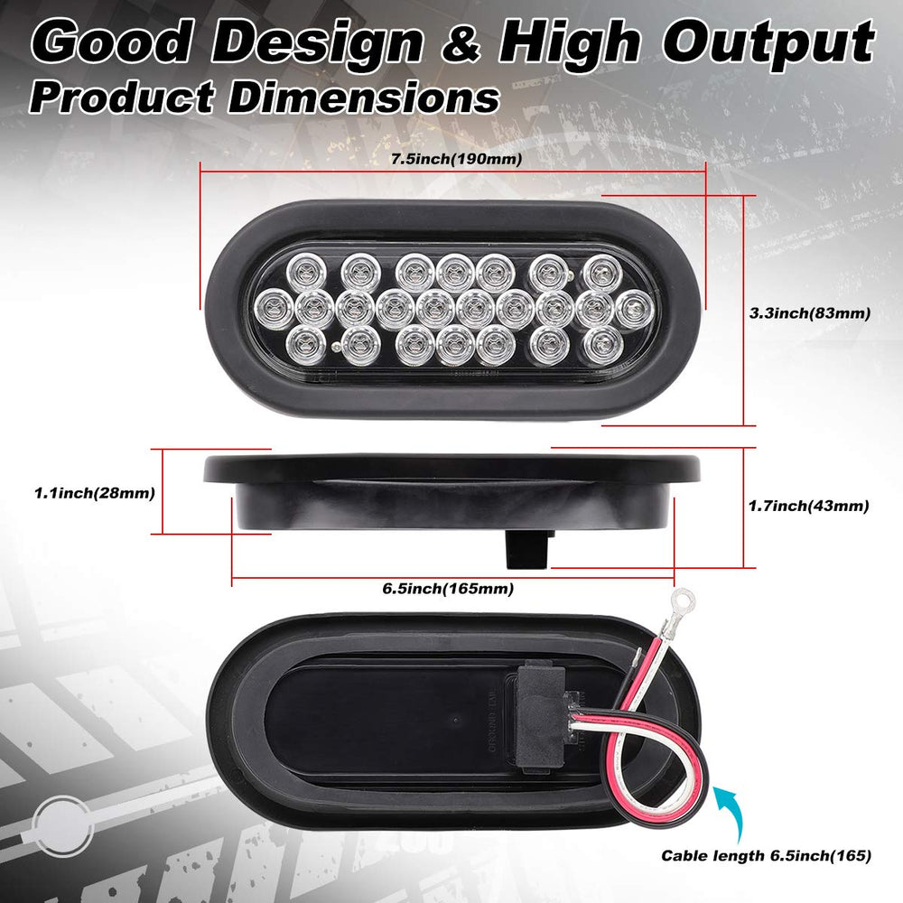 Ledvillage universal 12V DC marker side view for RVs and trucks.
