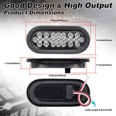 Ledvillage universal 12V DC marker side view for RVs and trucks.