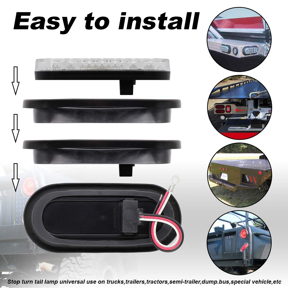Ledvillage plug-socket kit simplifies wiring for tail, brake, and ground.