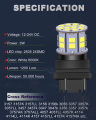 LEDYOTRY 3157 bulb brake light with high brightness