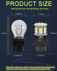 LEDYOTRY 3157 tail light with clear beam
