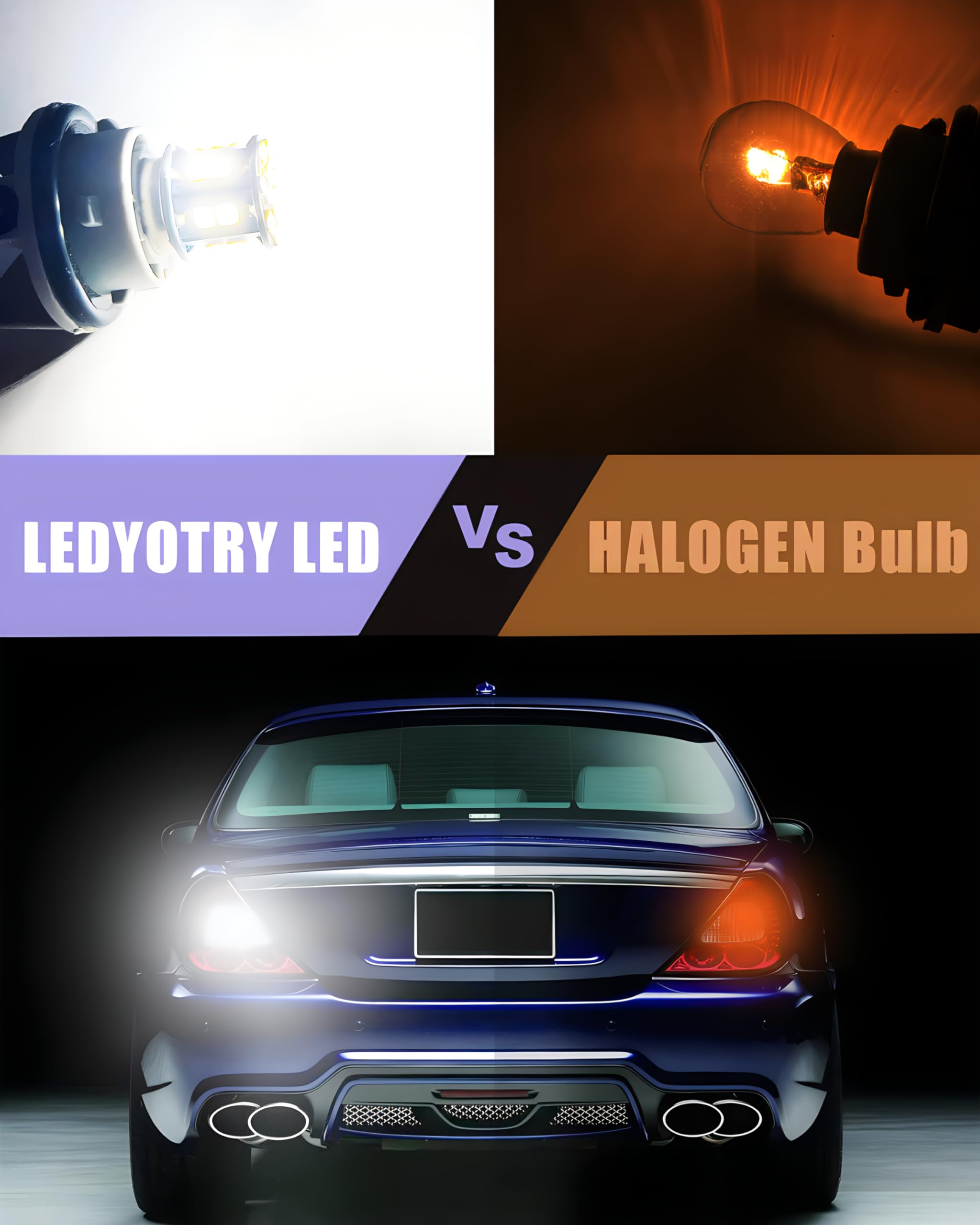 LEDYOTRY 3157 turn signal light for smooth operation